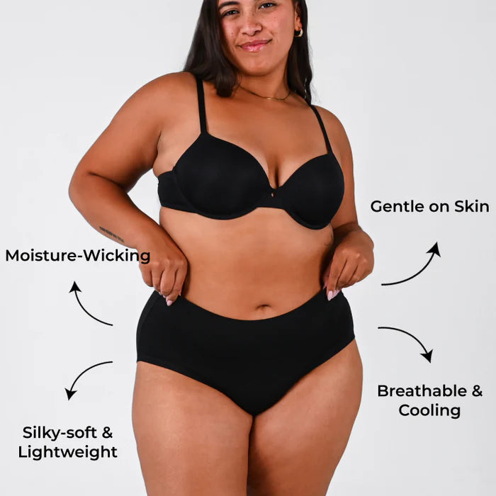 Bamboo-Fiber Ultra-Soft & Breathable Panties (Full Brief)